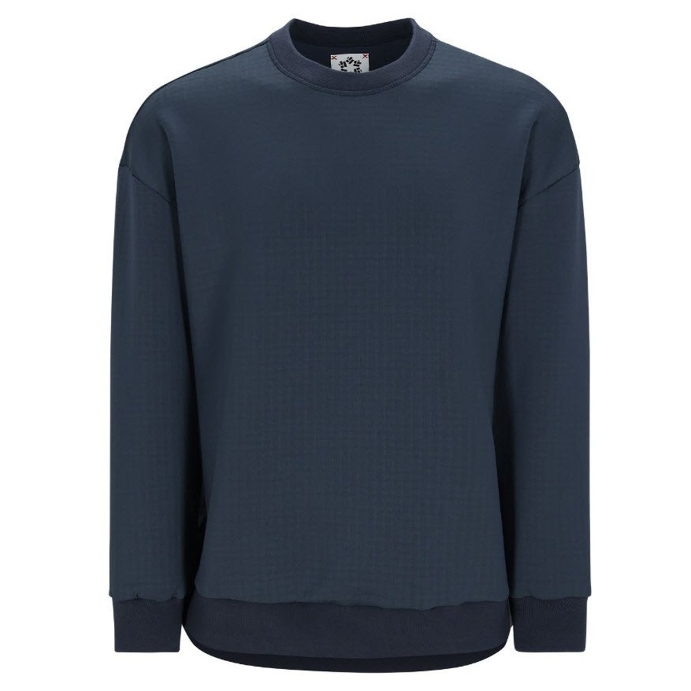 NWT Obermeyer Explorer Tech Crew Pullover Sweatshirt Mens M Blue Nights Polartec